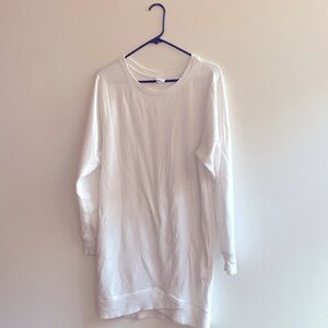 White Lolë sweater, size small.